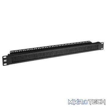 1U Brush Panel with 50mm Base plate  Networking